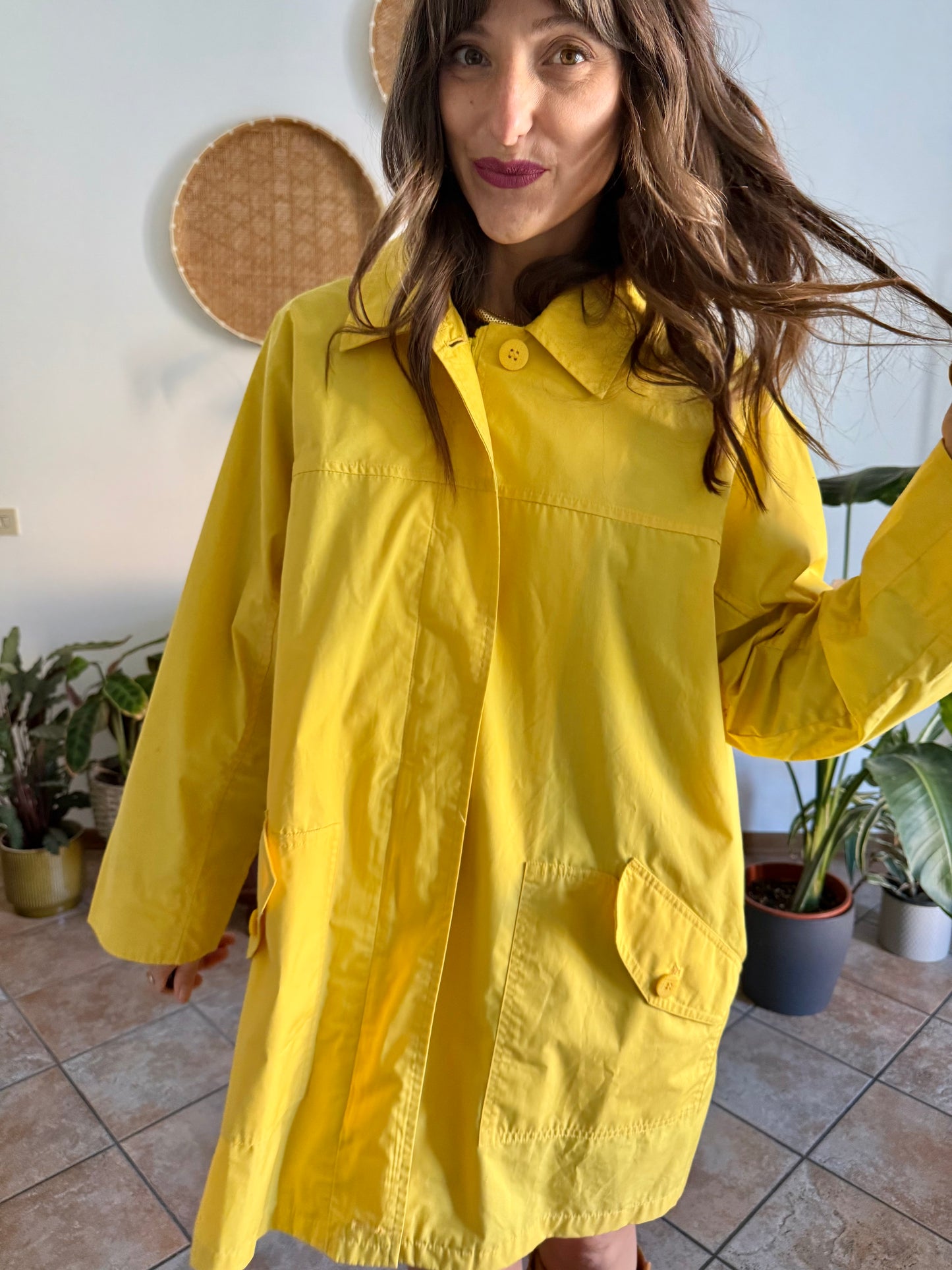 1980’s vintage yellow utility jacket