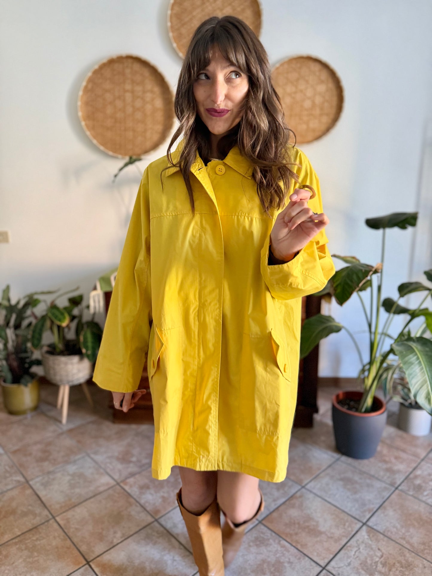 1980’s vintage yellow utility jacket