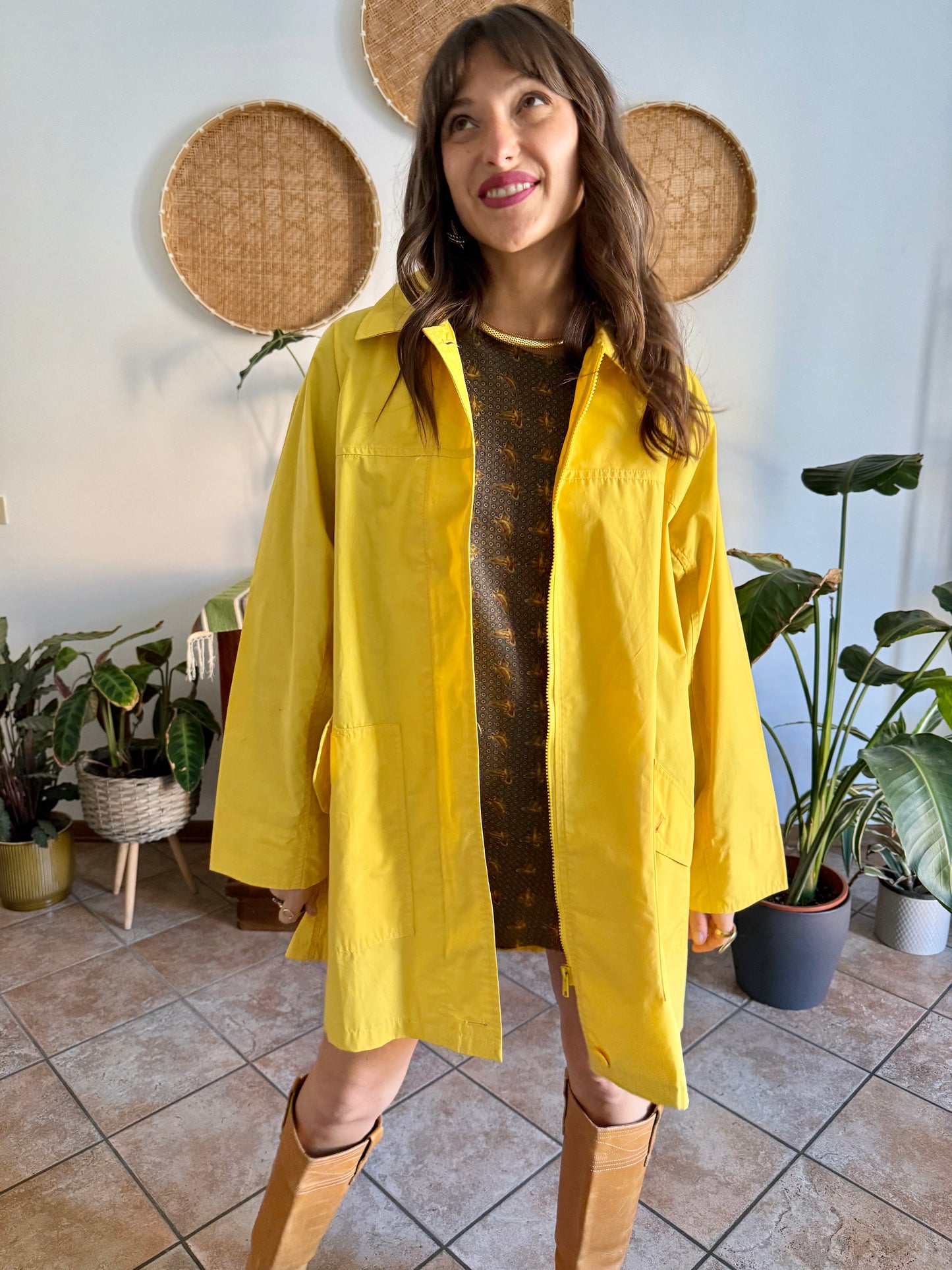 1980’s vintage yellow utility jacket