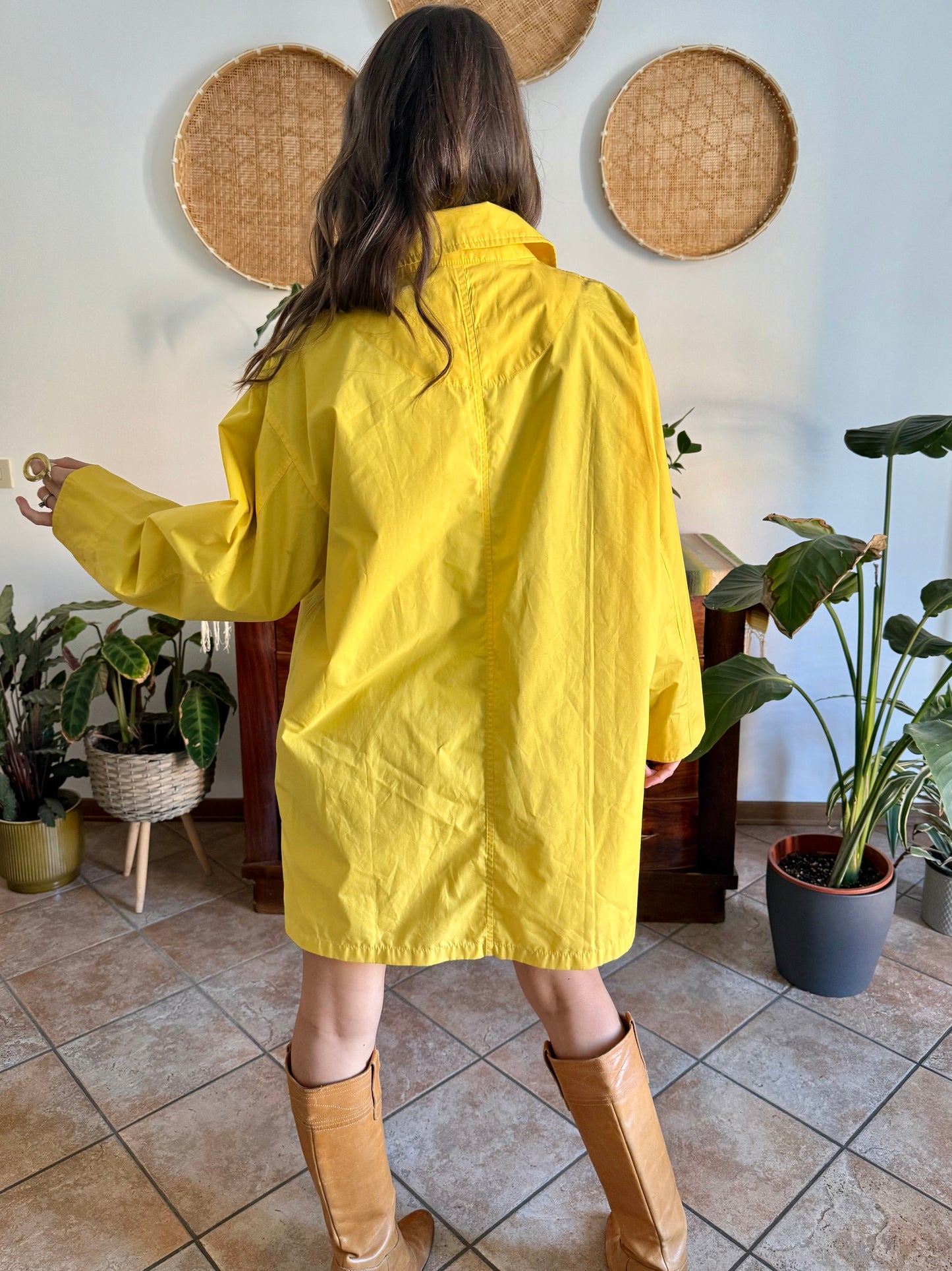1980’s vintage yellow utility jacket