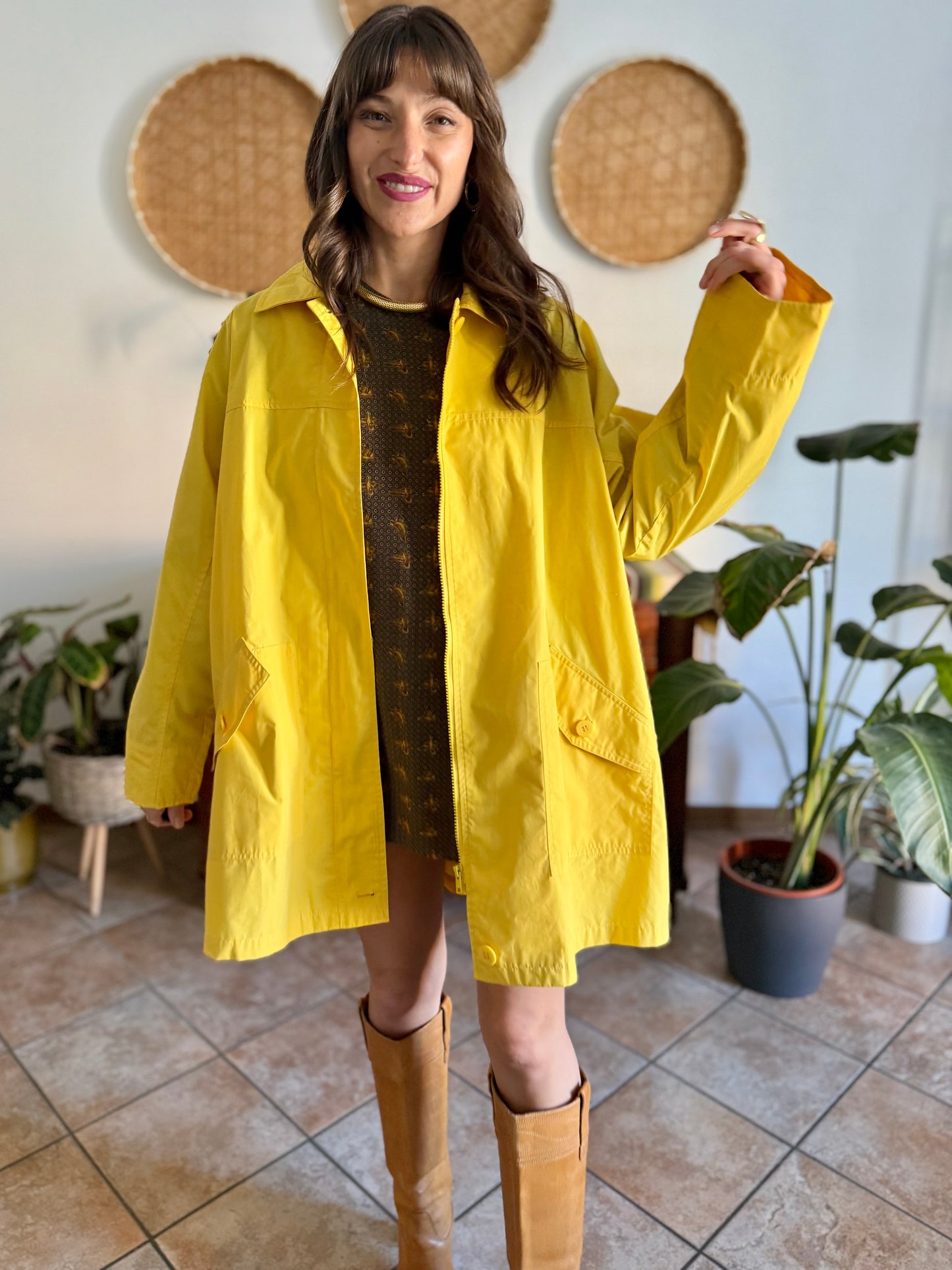 1980’s vintage yellow utility jacket