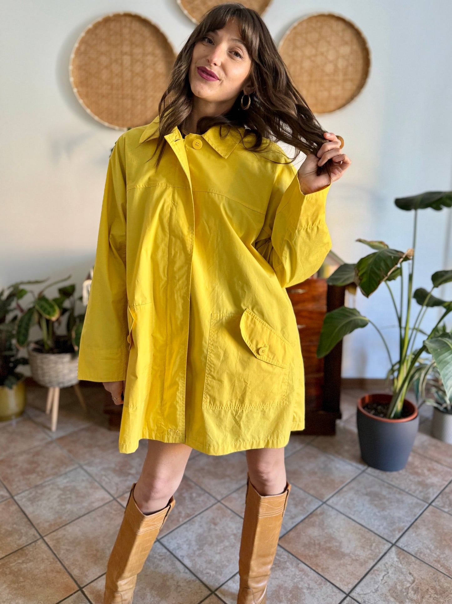 1980’s vintage yellow utility jacket