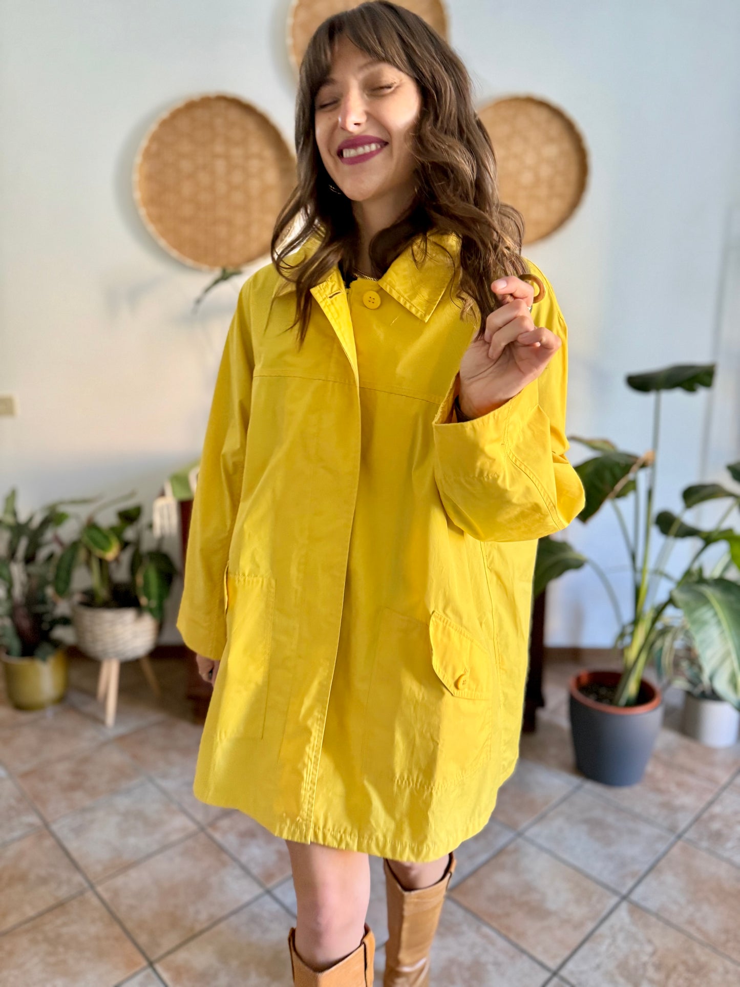 1980’s vintage yellow utility jacket