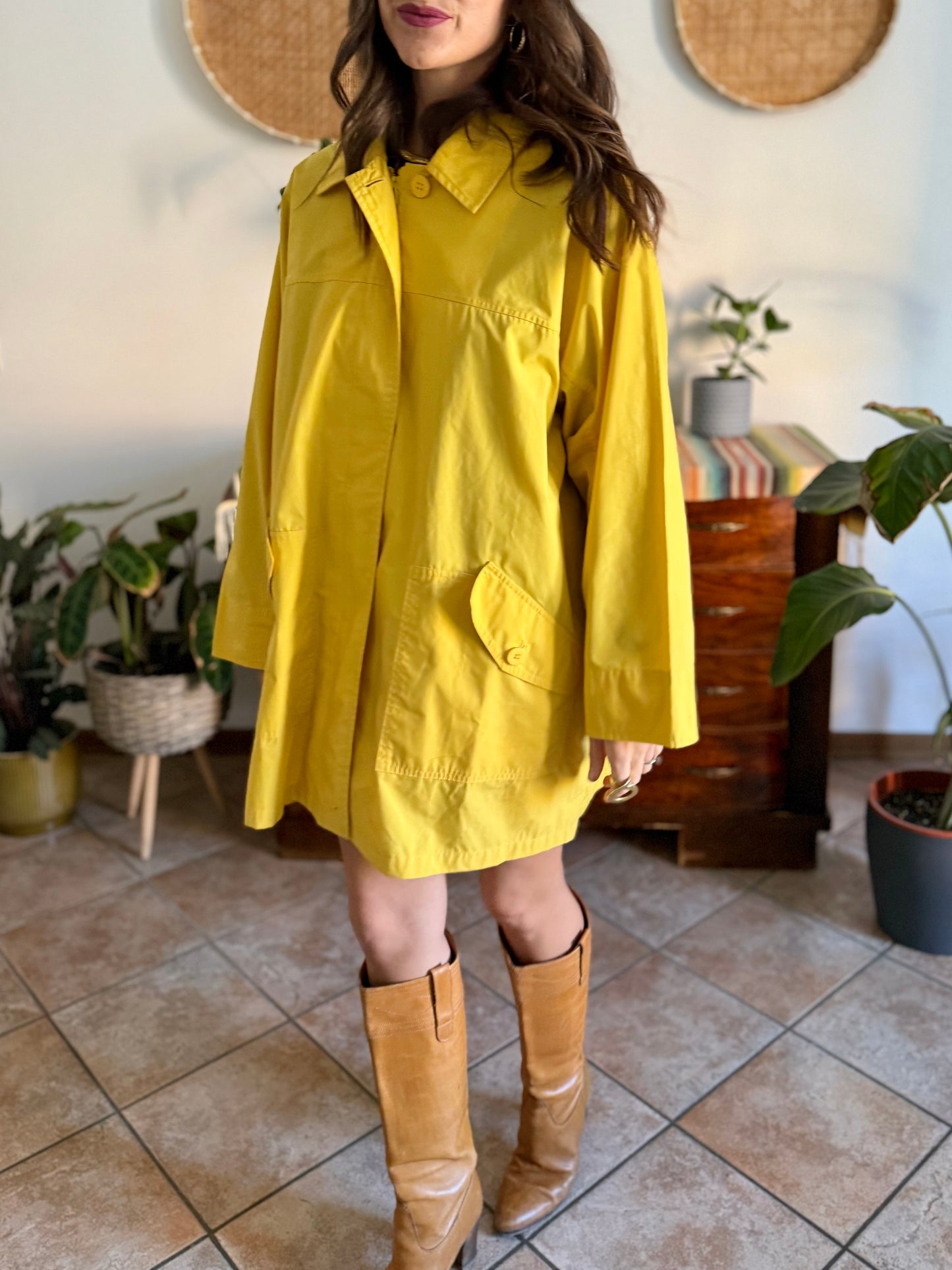 1980’s vintage yellow utility jacket