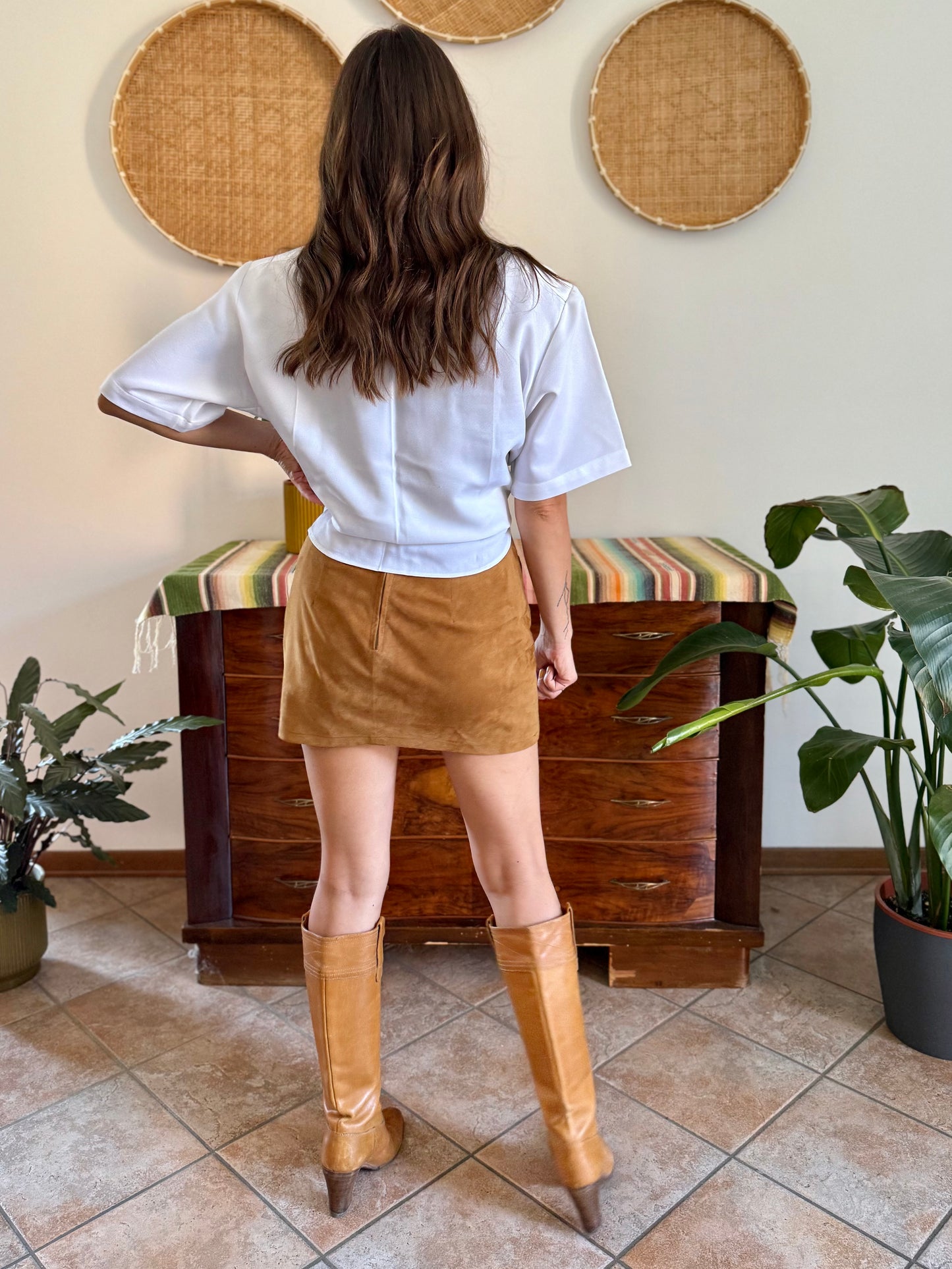 1970’s vintage white authentic US navy uniform shirt.