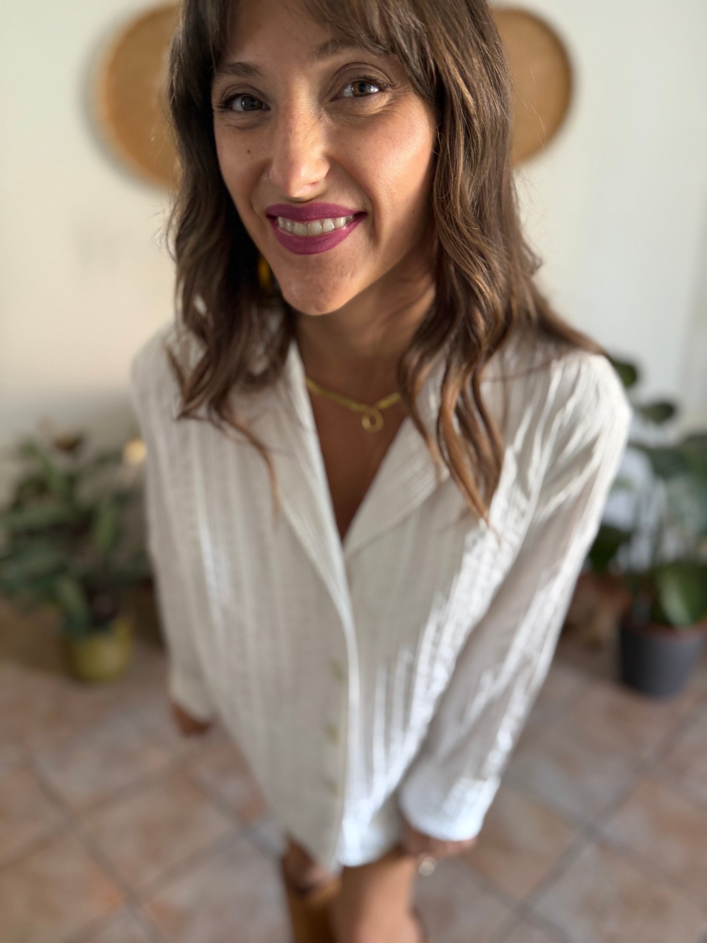 1990's vintage white textured stripe blazer mini dress