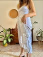Y2K vintage white cotton cargo capri pants