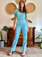 1970’s vintage baby blue tailored trousers