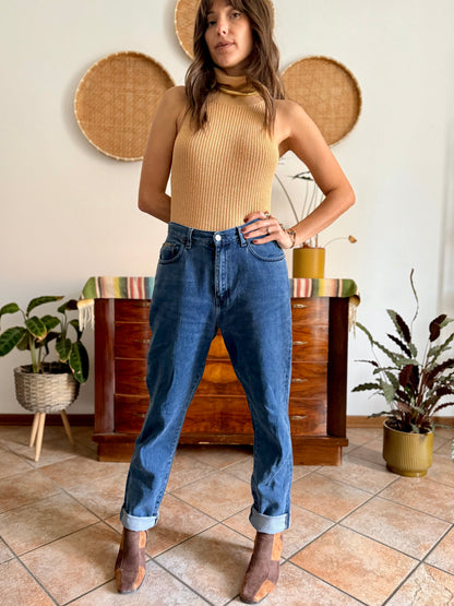 1990's vintage true blue high waisted Calvin Klein jeans