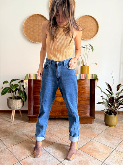 1990's vintage true blue high waisted Calvin Klein jeans