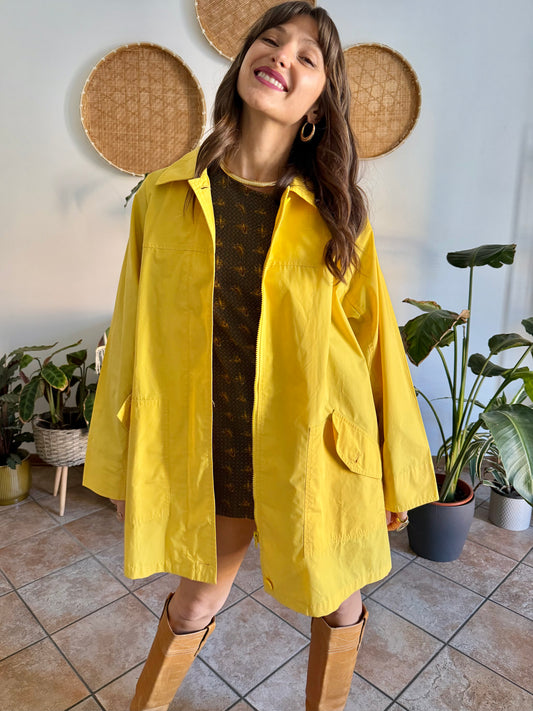 1980’s vintage yellow utility jacket