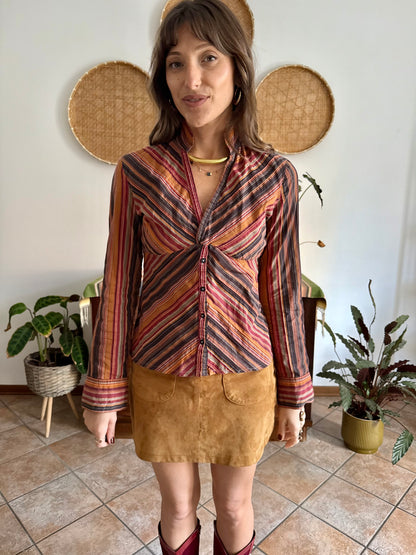 Y2k vintage chocolate brown, burgundy and chocolate brown