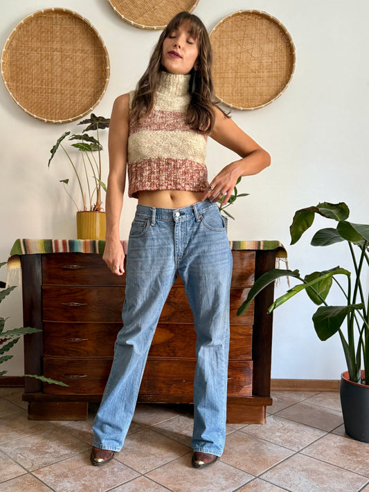 1990's vintage light wash Levi's 527 jeans