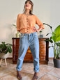 Light blue wash boyfriend fit jeans
