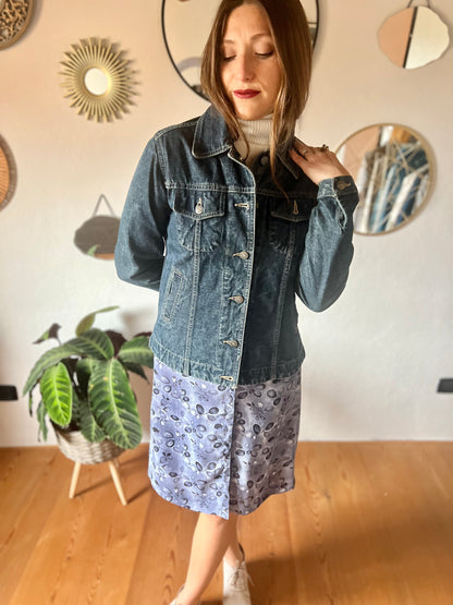 1990's vintage dark blue denim jacket